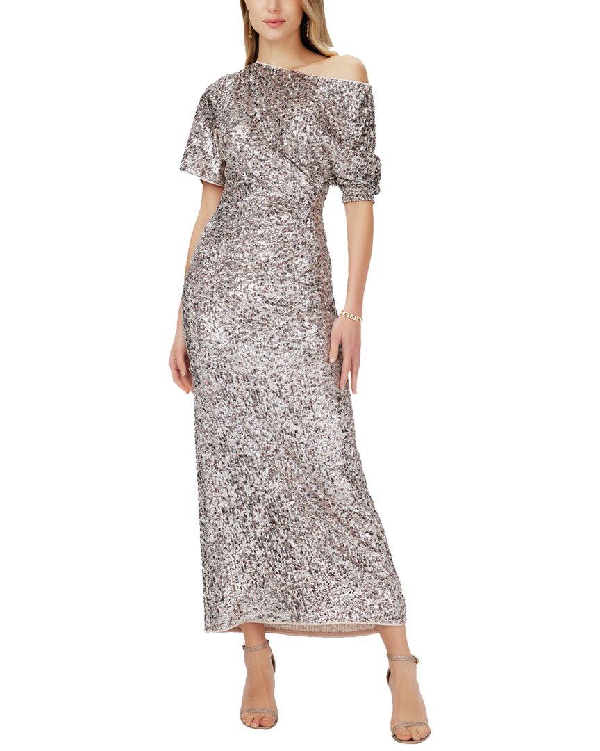 Diane Von Furstenberg Wittrock Dress In Silver