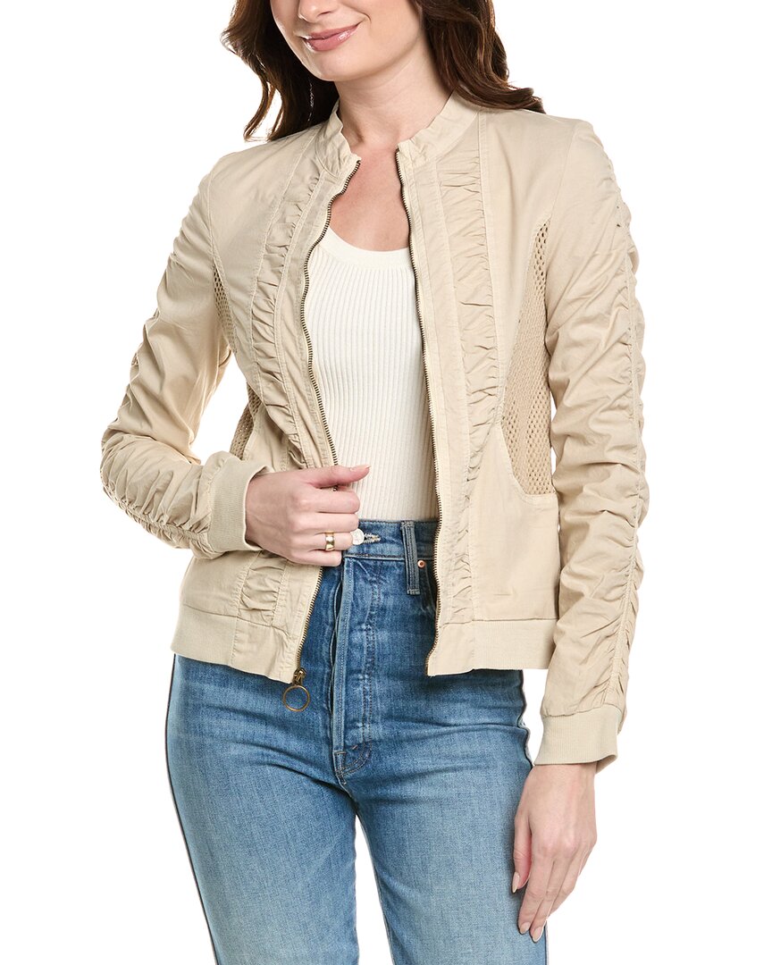 Xcvi Wearables Orrick Bomber Jacket In White