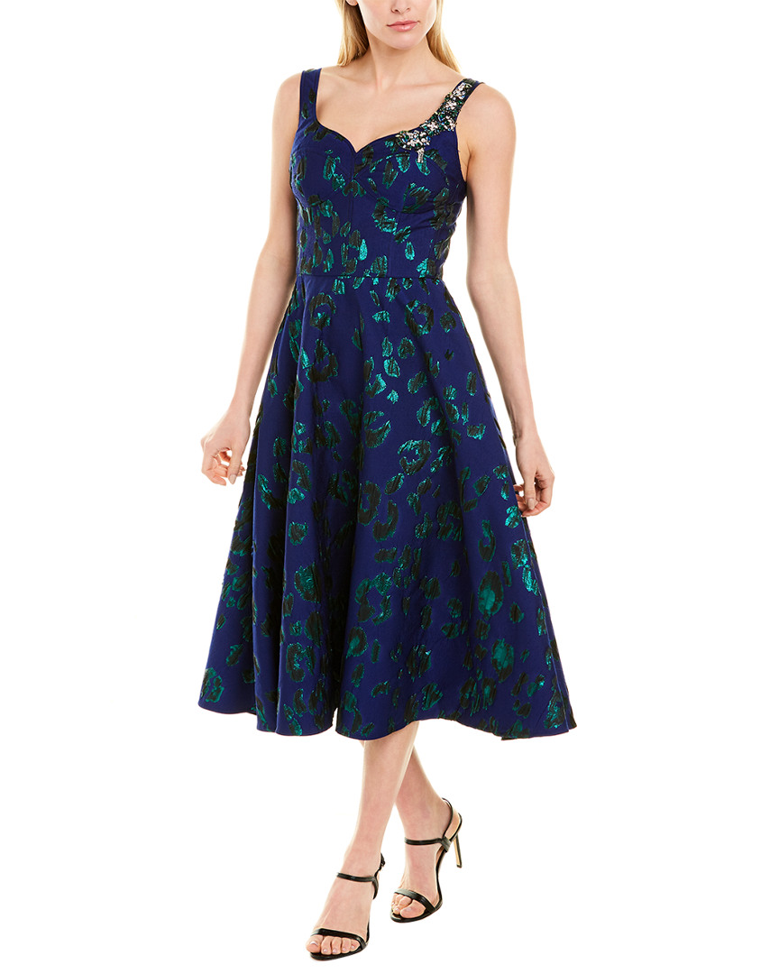 Image of Jason Wu Collection Jacquard Silk-Lined A-Line Dress