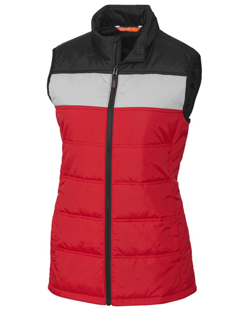 Shop Cutter & Buck Thaw Insulated Packable Vest In Red