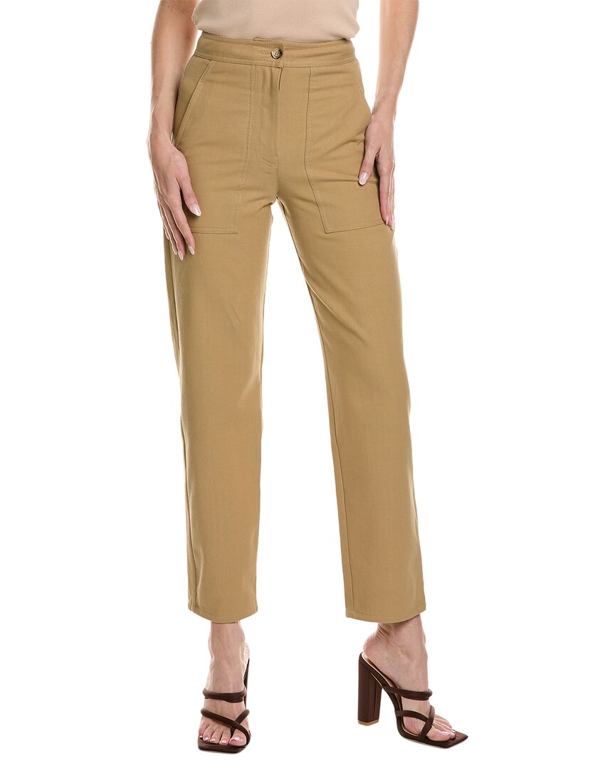 Shop Vanessa Bruno Magnus Trouser In Beige