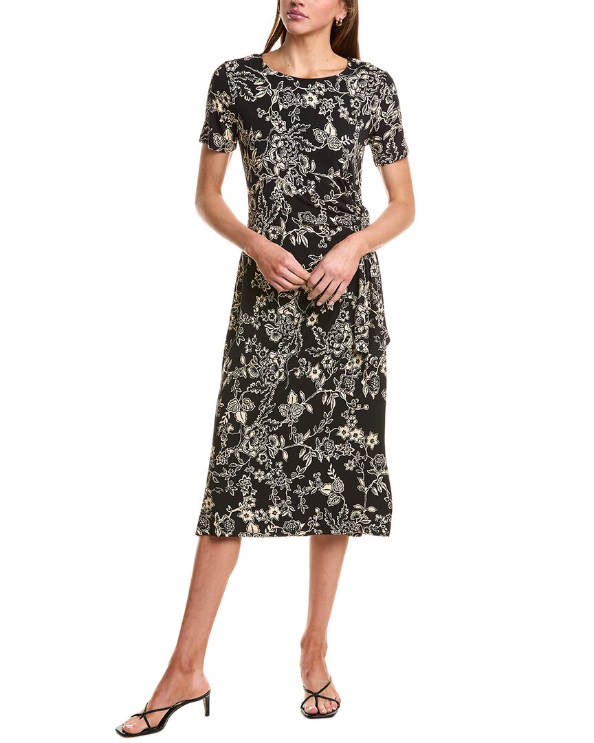 Shop Johnny Was Petite The Janie Favorite Side Tie Knit Dress In Black