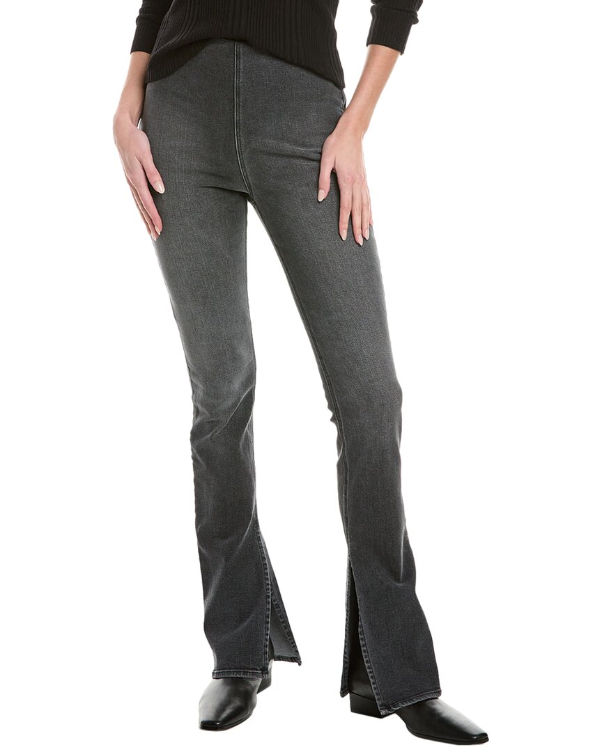 Eb Denim Split Hem Jegging In Black