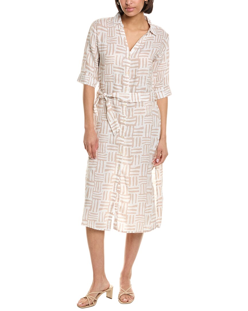 Hiho Lucy Linen Dress In White
