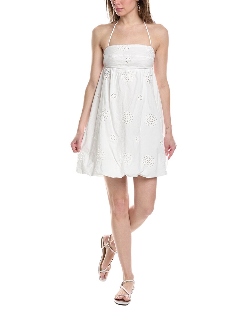 Shop 70/21 Eyelet Mini Dress In White