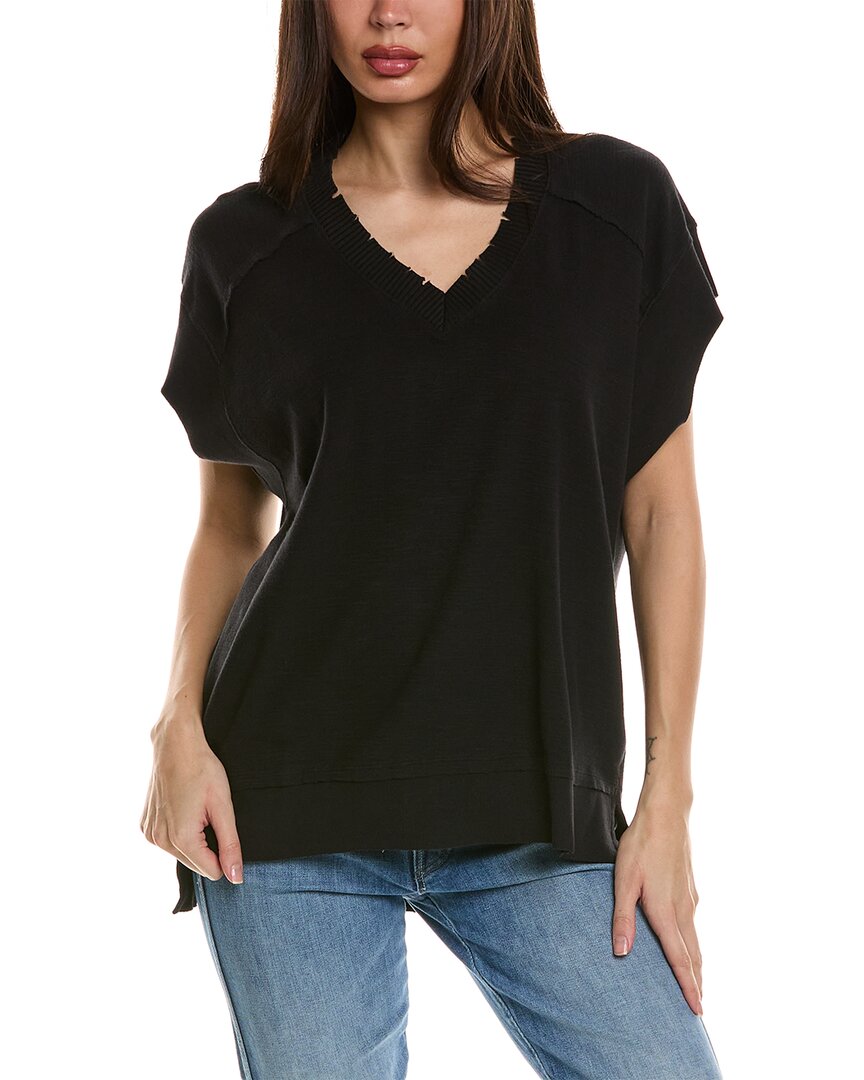 Shop Grey State Top In Black