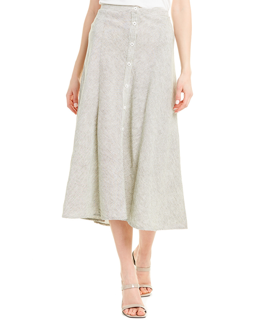 h&m short linen blend skirt