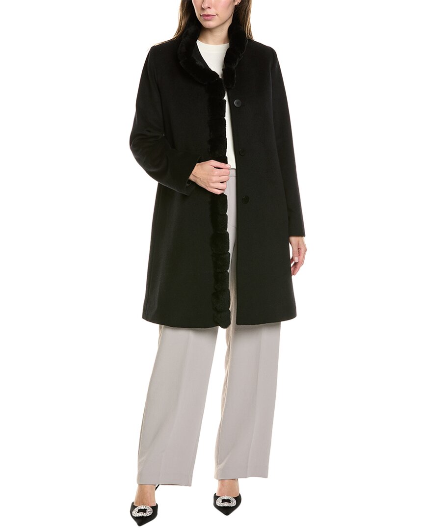Fleurette Long Wool-blend Coat