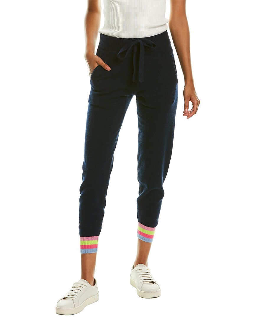 Scott & Scott London Lola Cashmere Trouser In Blue