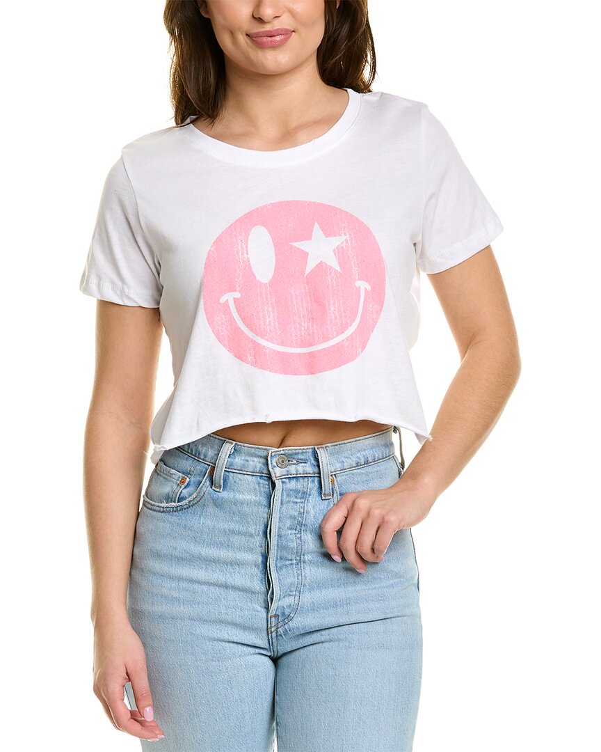 Prince Peter Graphic Cropped T-shirt In White