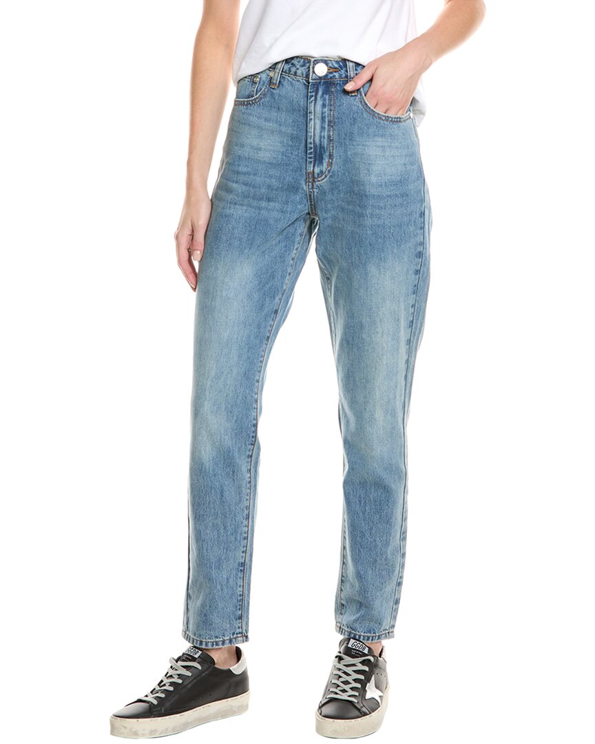 One Teaspoon Legends Pacifica High Waist Mom Jean In Blue
