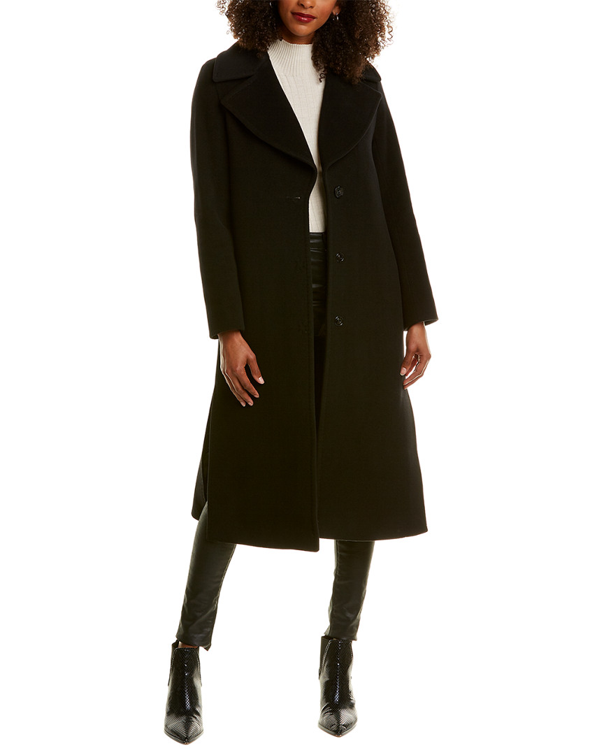 Image of Cinzia Rocca Icons Long Wool & Cashmere-Blend Trench Coat