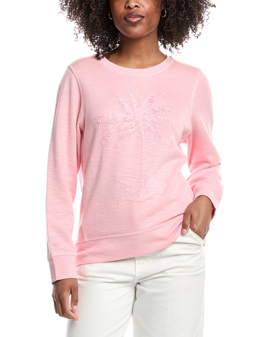 Tommy Bahama Tobago Bay Palm Sweatshirt In Pink