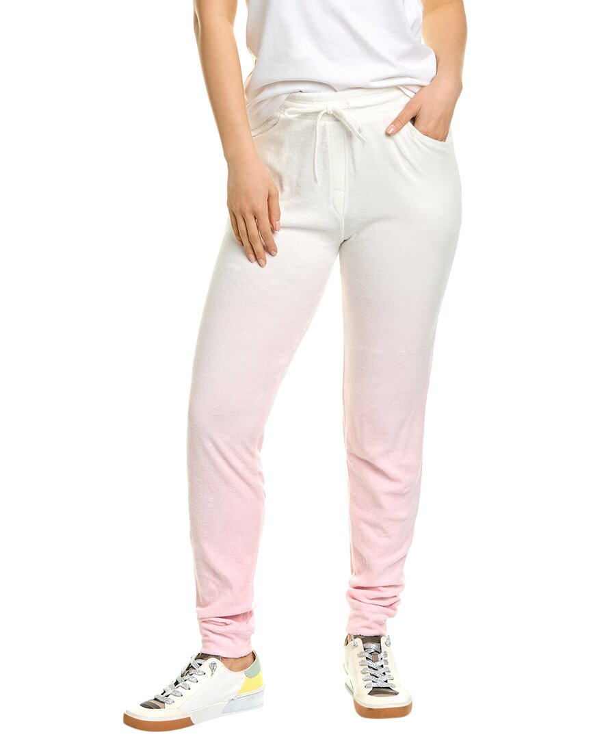 Shop Majestic Filatures Terry Ombre Drawstring Pant In Pink