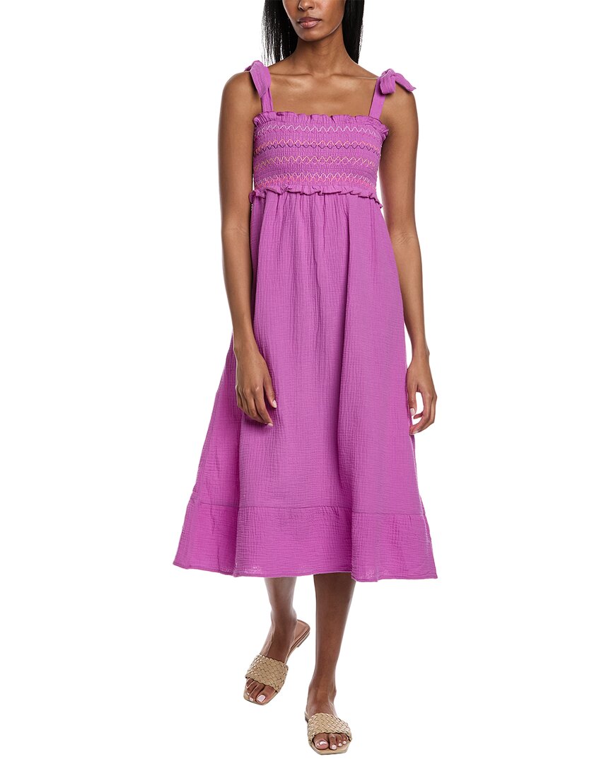 Shop Lisa Todd Gauze Maxi Dress In Purple