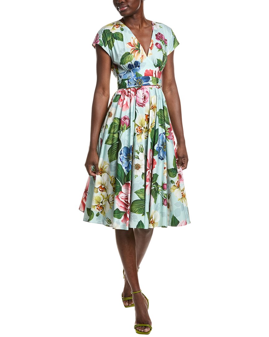 Dolce & Gabbana Tie Waist Midi Dress
