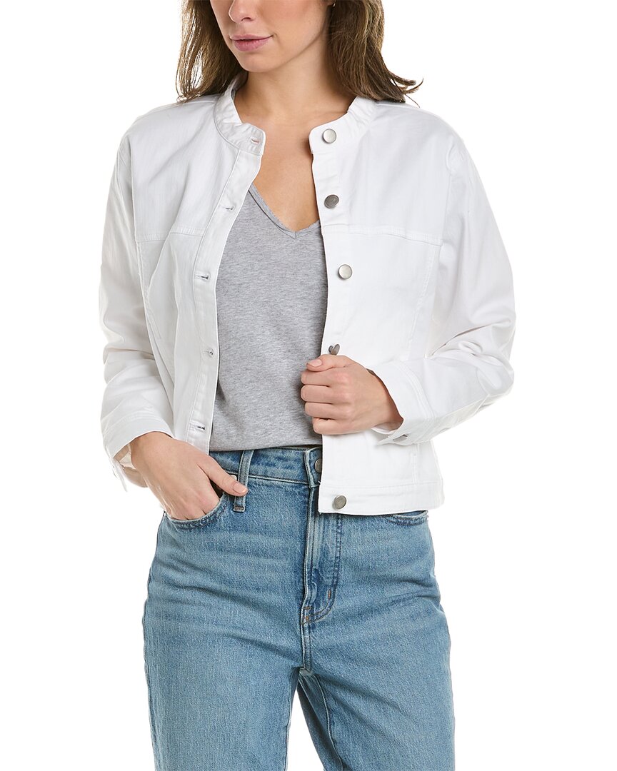 Eileen Fisher Denim Jacket In White ModeSens