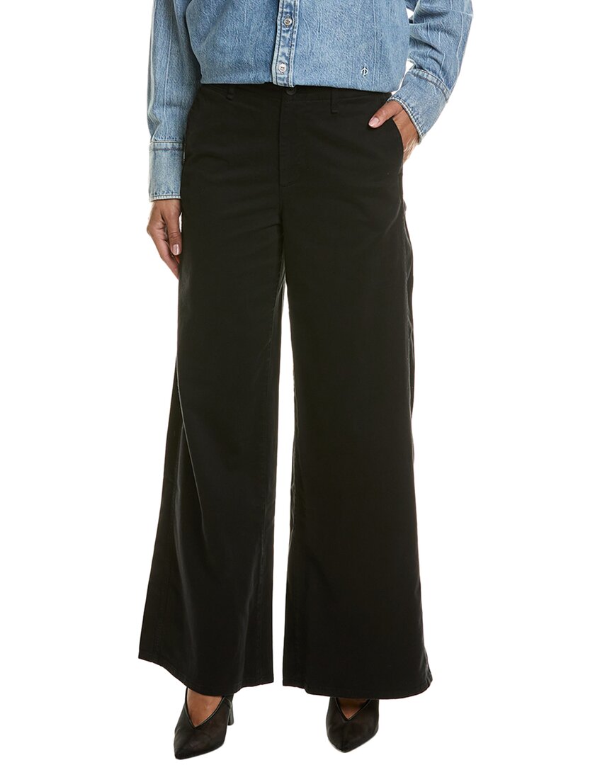 Rag & Bone Shelly Wide Leg Pants In Black