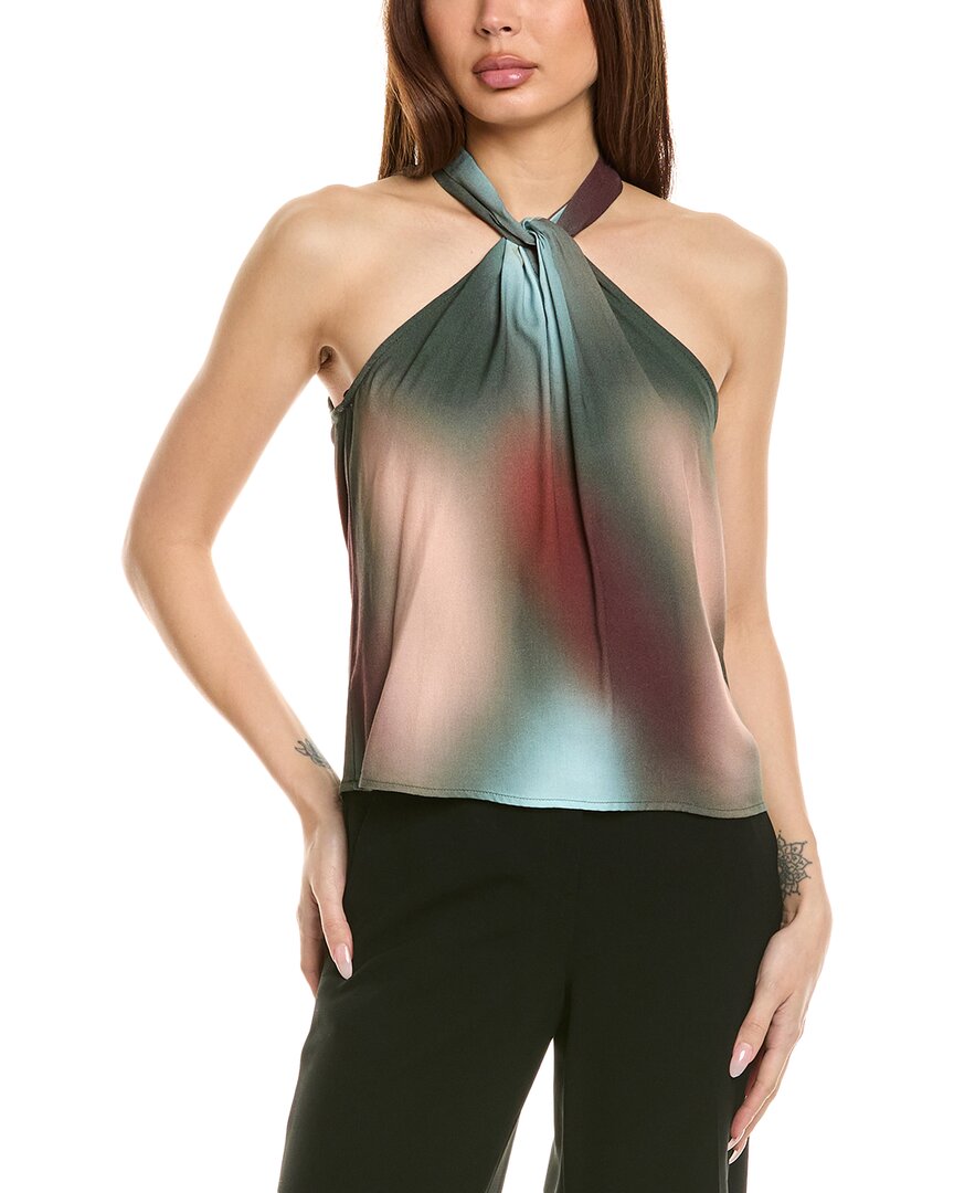 Shop Lna Elena Top In Grey