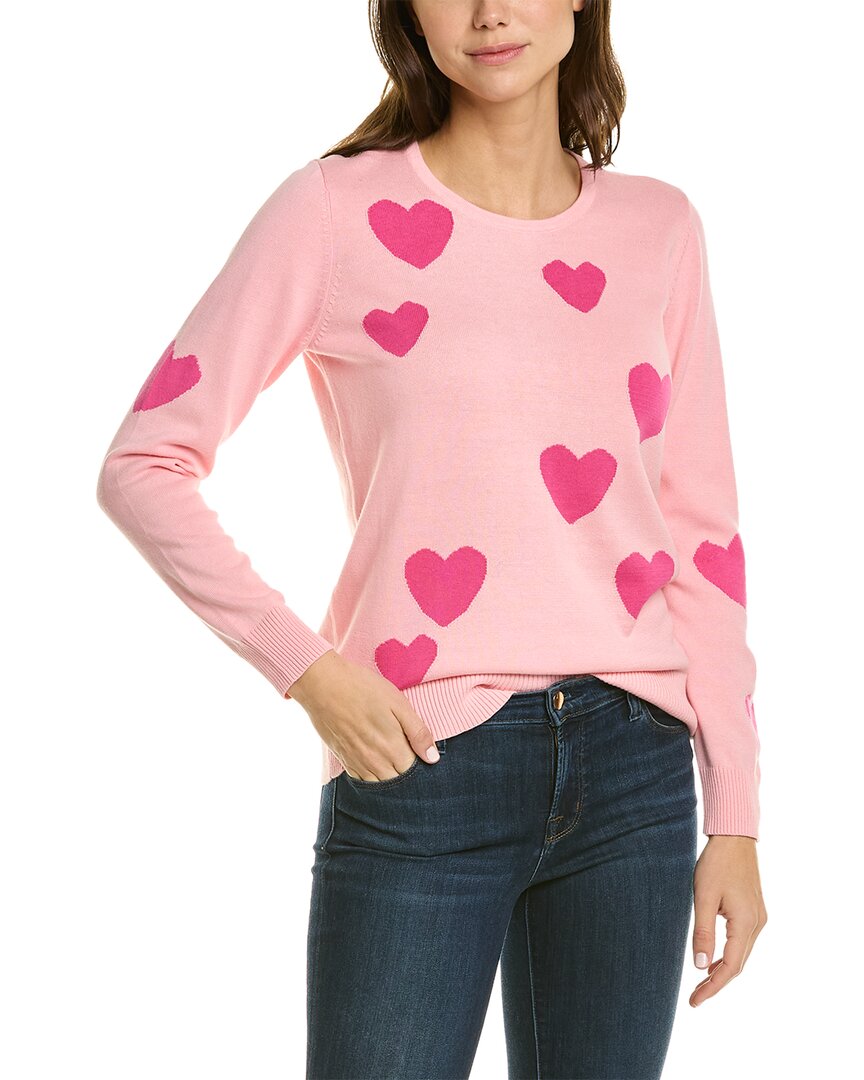 Tyler Boe Tyler Böe Heart Sweater In Pink