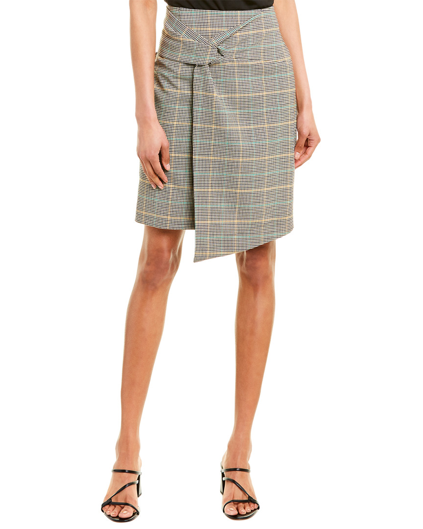 Image of ba&sh Grena Wool-Blend Pencil Skirt