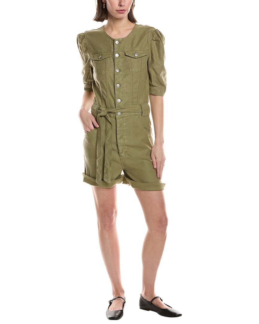 Hudson Jeans Puff Sleeve Romper