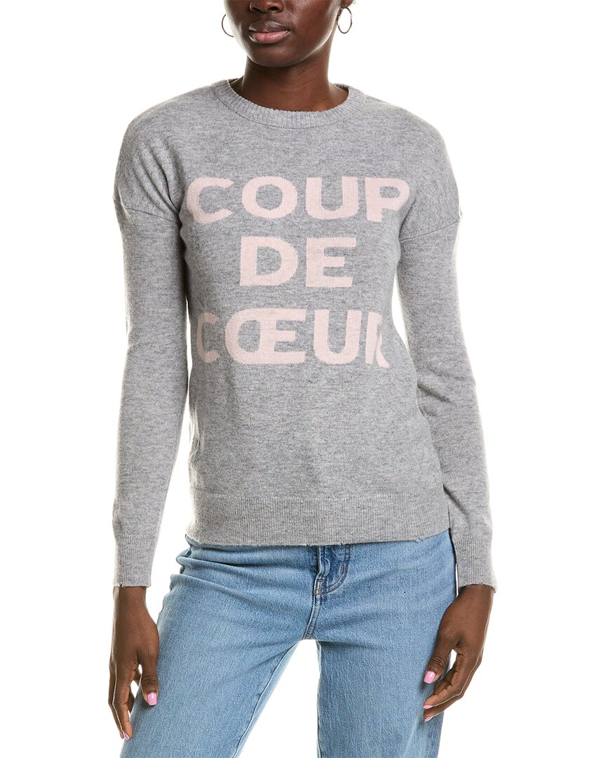 Zadig & Voltaire Gaby Coup De Cur Intarsia Wool & Cashmere-blend Sweater