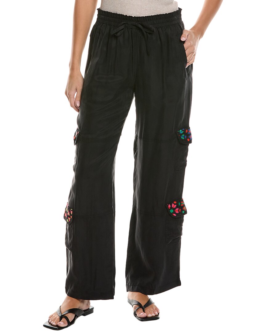 Shop Johnny Was Phillis Crochet Pant In Black