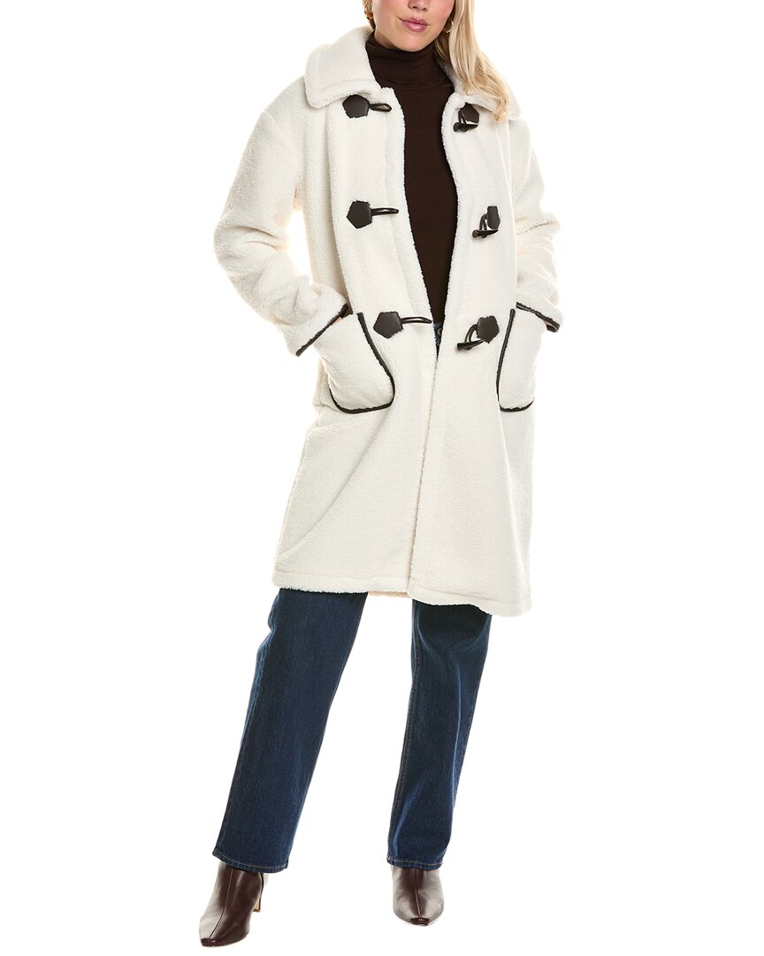 Nvlt Berber Toggle Coat In White ModeSens