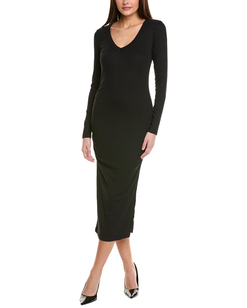 Michael Stars Nova Midi Dress In Black