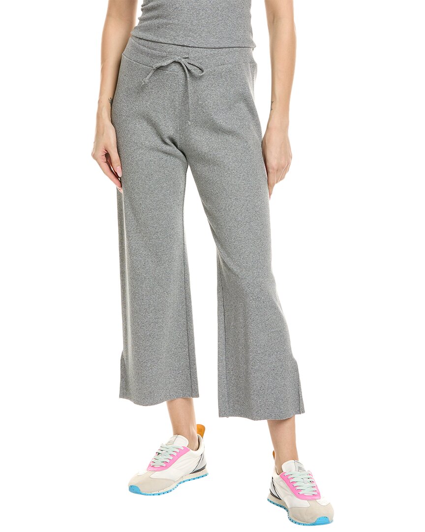 Lna Kismet Cotton Rib Pant In Grey