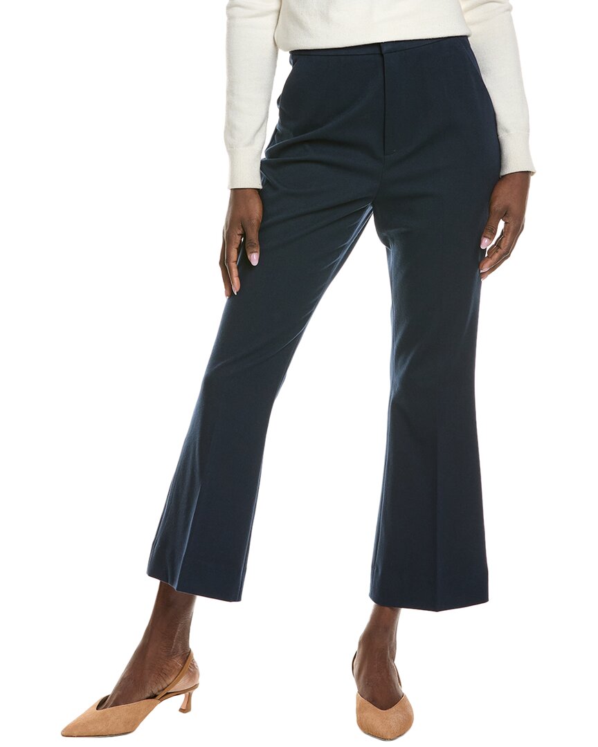 Favorite Daughter The Phoebe Crop Flare Pant In Blue