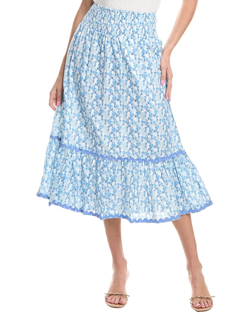 に Sail To Sable Smocked Waist Midi Skirt Women's | eBay