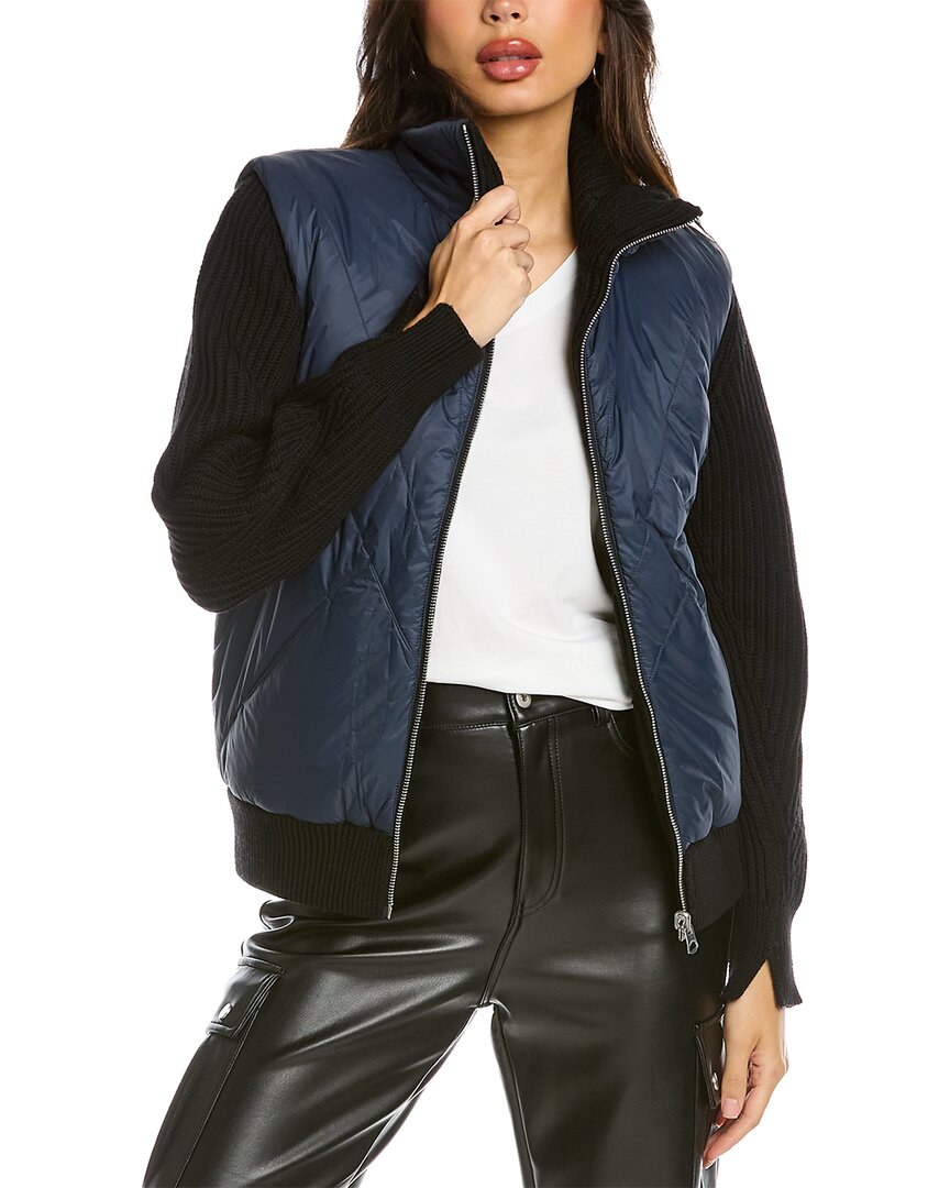 Rag & Bone Mikaela Zipup Wool Jacket In Black ModeSens
