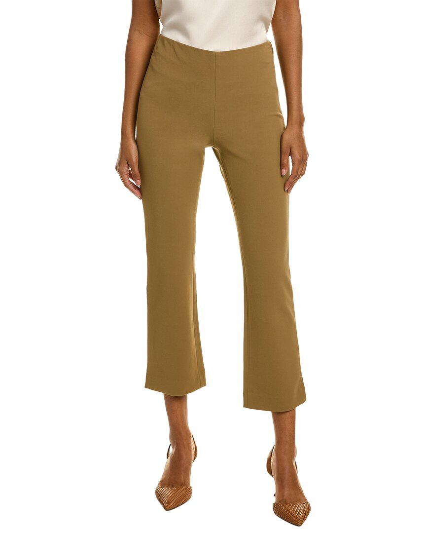 Shop Vince High Waisted Crop Flare Pant In Green