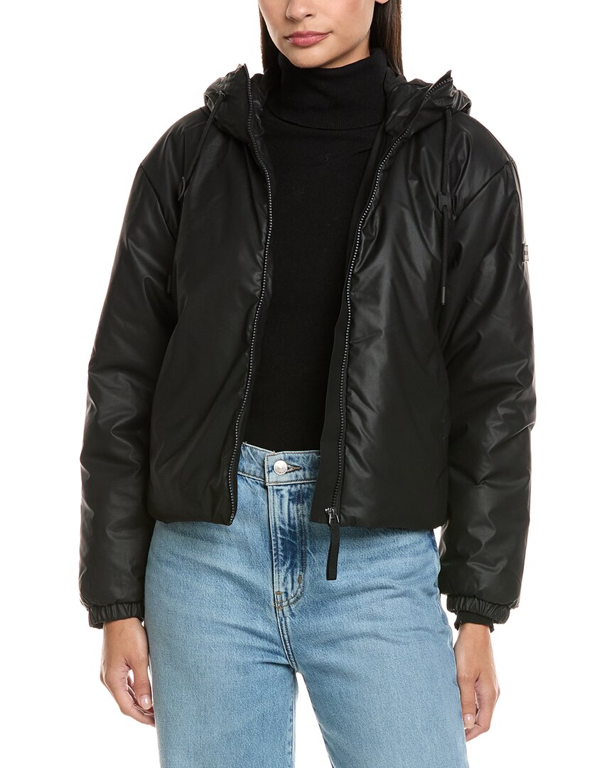 Hunter Leah Rain Jacket In Black