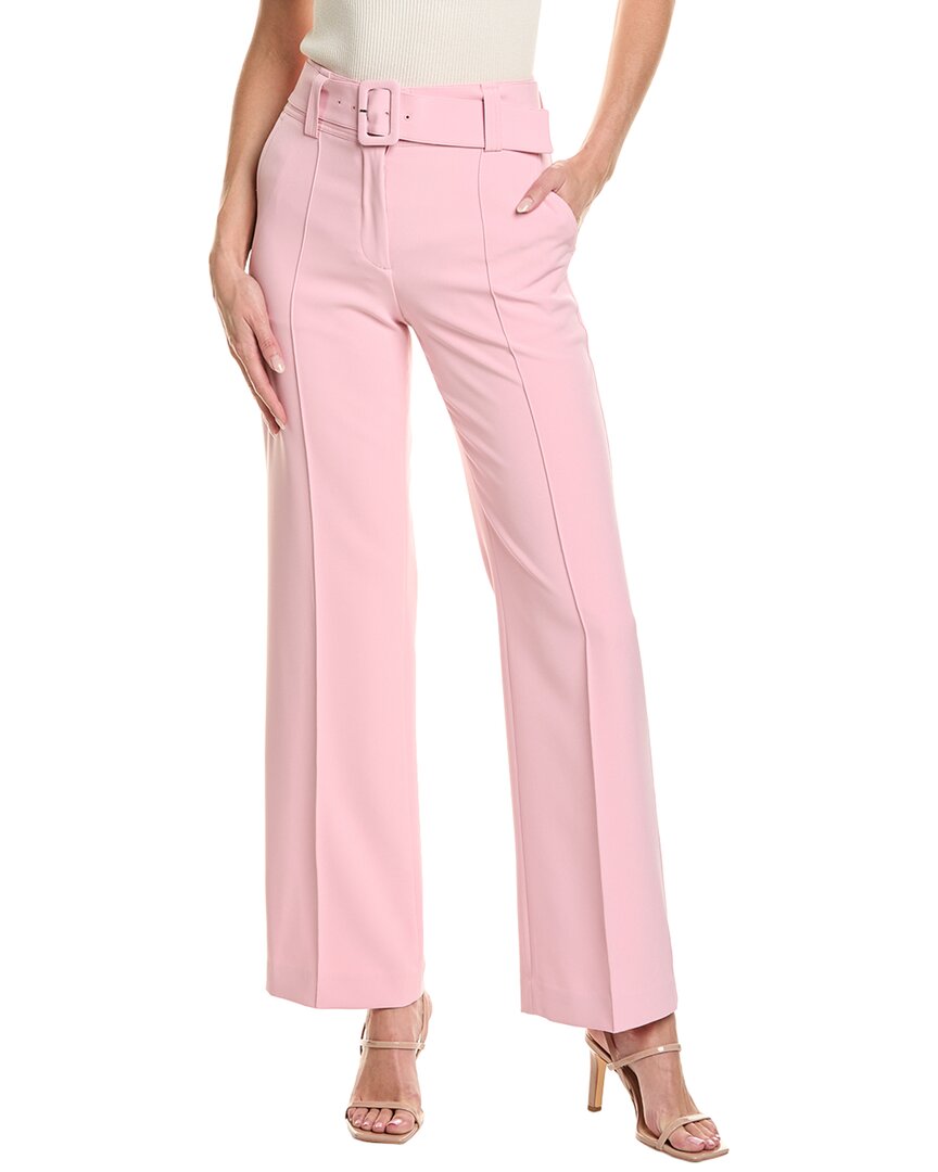 Shop Elie Tahari Covered Buckle Pant