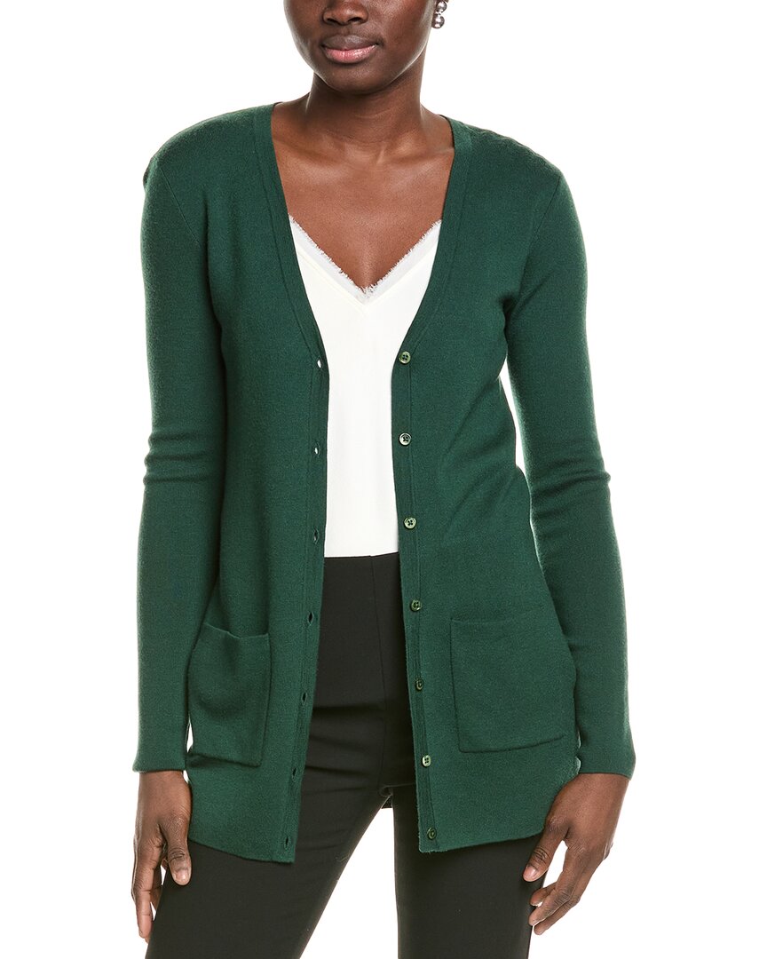Shop Michael Kors Collection Bette Cashmere Cardigan In Green