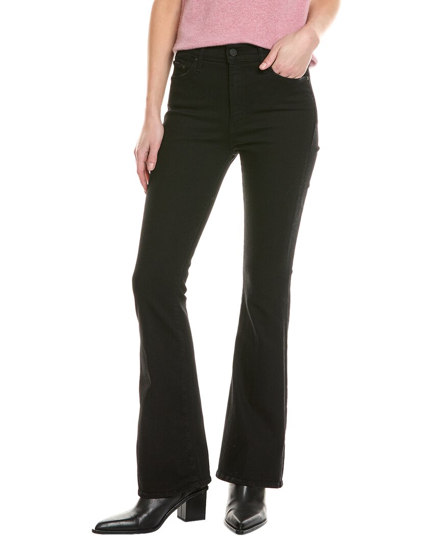 Mother The Weekender Fray Jeans Chip On My Shoulder In Black