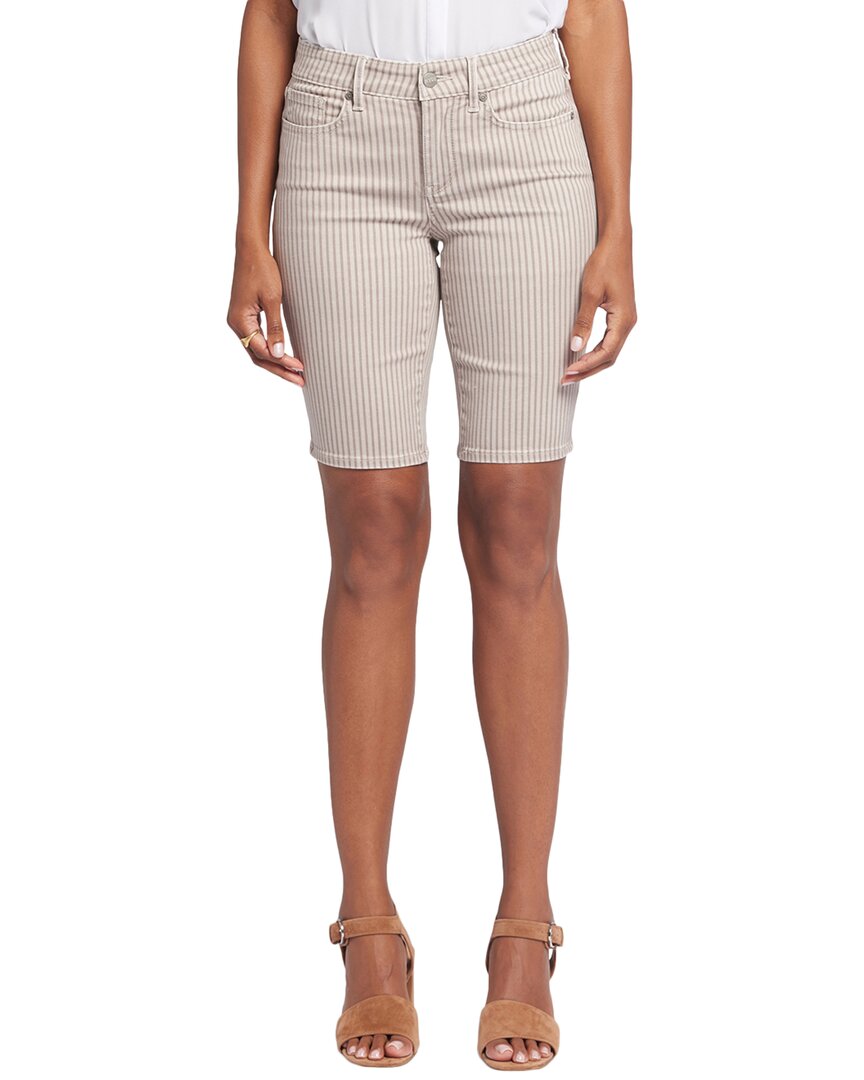 Nydj Briella Floral Print Bermuda Shorts