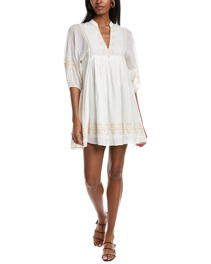 Shop Vanessa Bruno Takis A-line Dress In White
