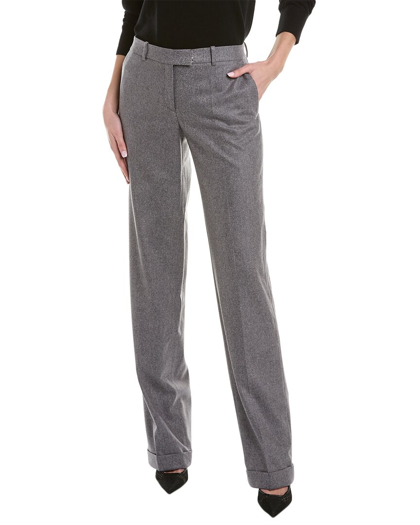 Michael Kors Collection Carolyn Wool & Cashmere-blend Pant In Gray