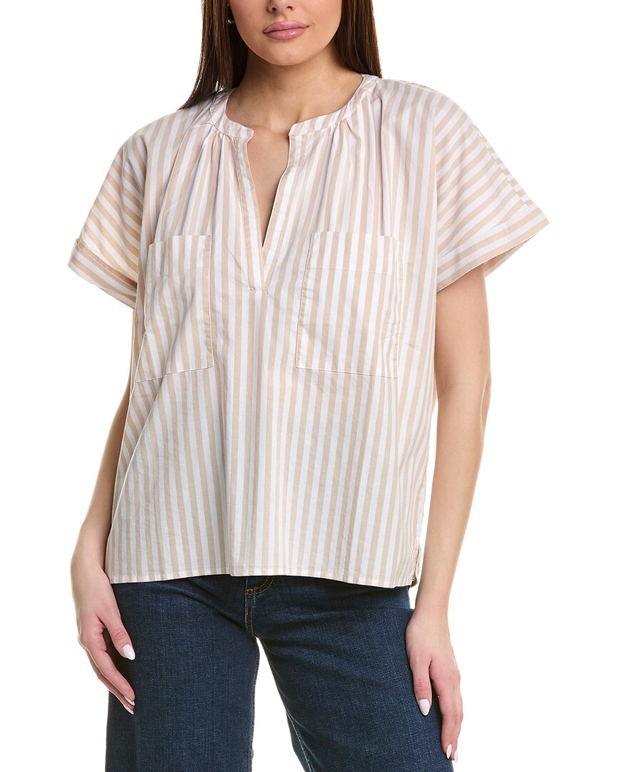 Splendid Christine Blouse In Neutral