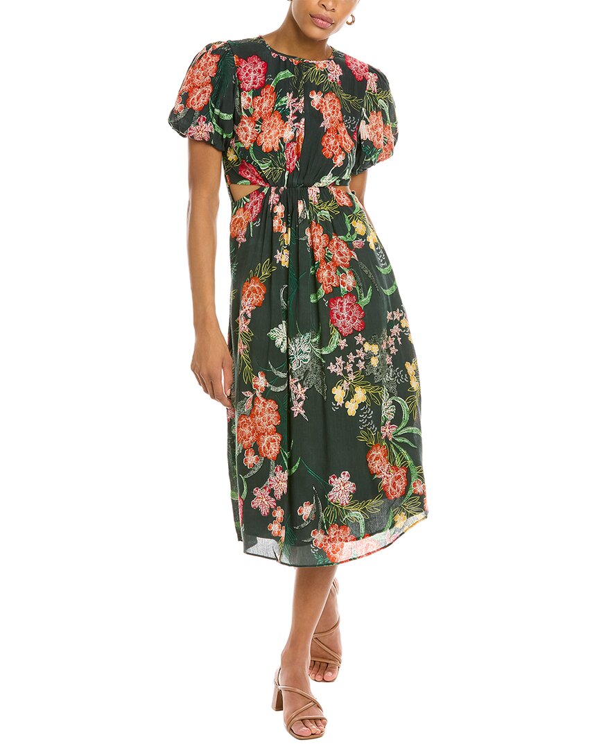 Walter Baker Wanita Midi Dress In Green | ModeSens