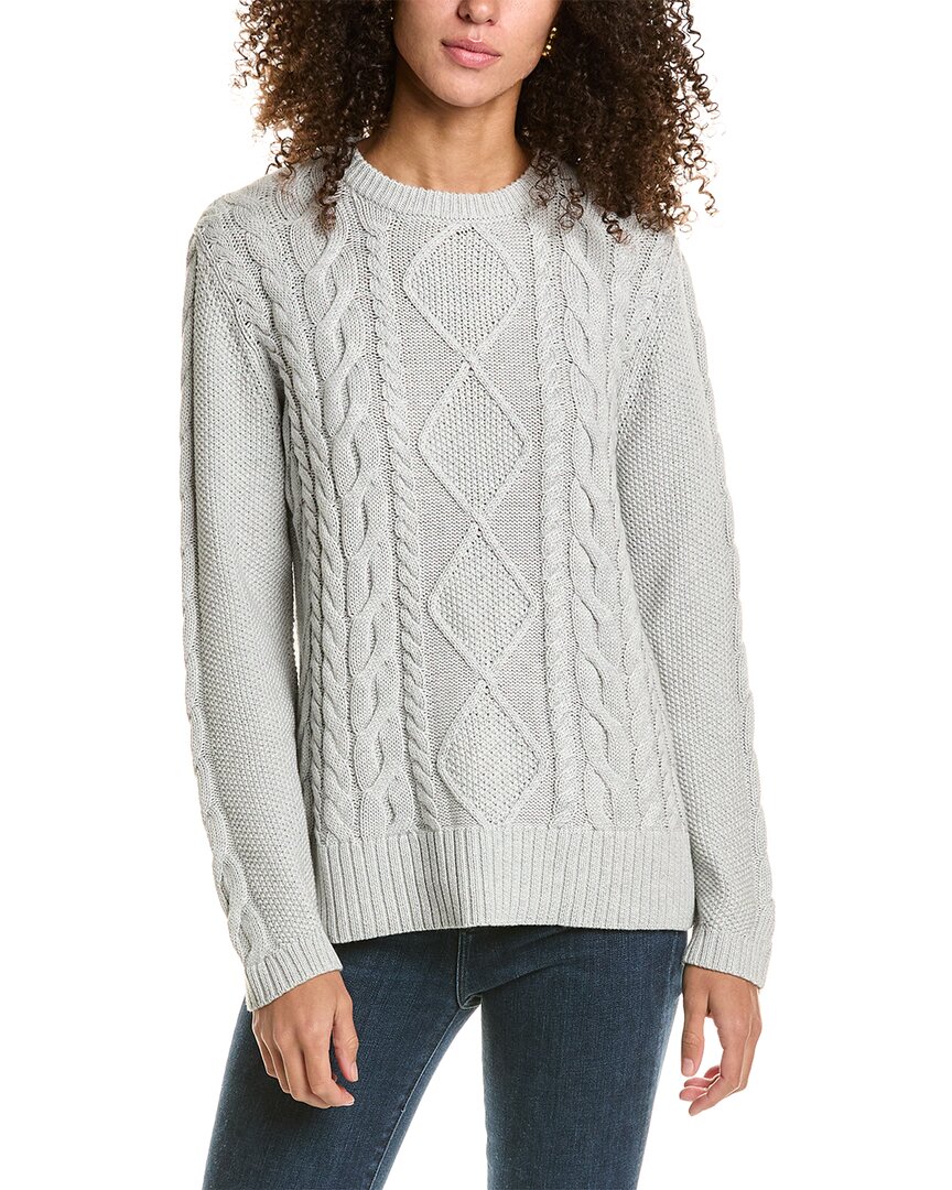 ALASHAN CASHMERE ALASHAN LUCKY LEAGUE CABLE CASHMERE-BLEND PULLOVER