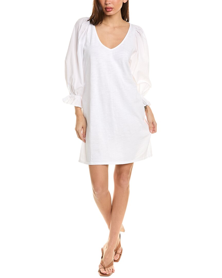 Shop Nation Ltd Oralia Flounce Mini Dress In White