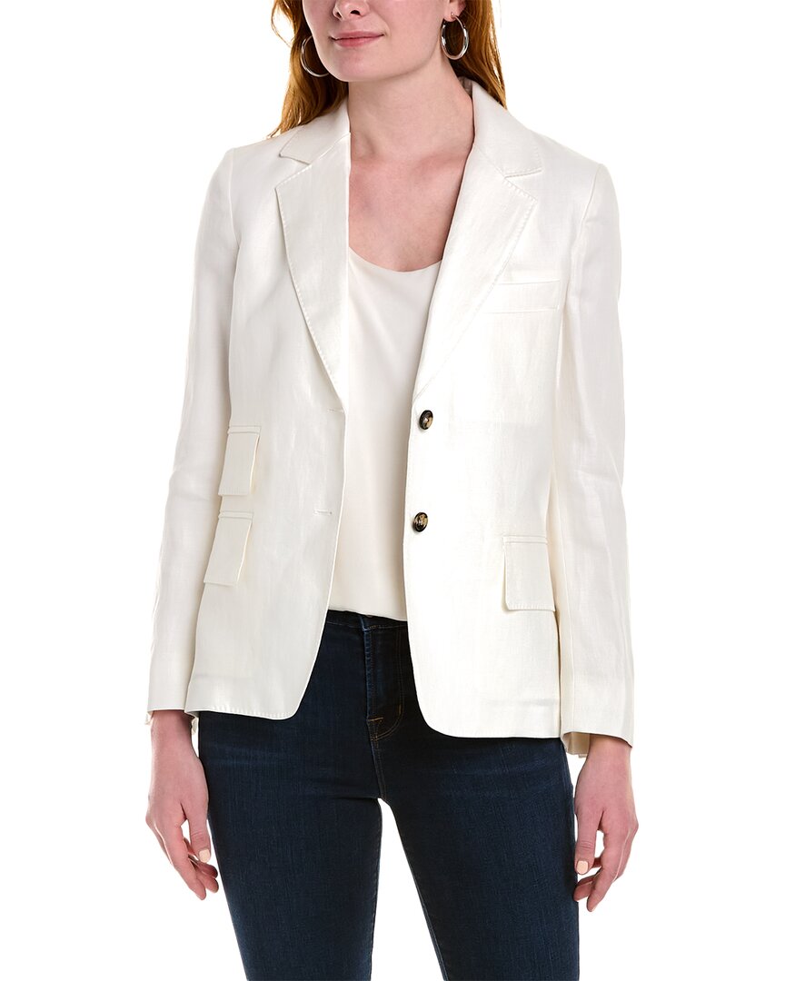 Max Mara Dimitri Single-breasted Linen Blazer