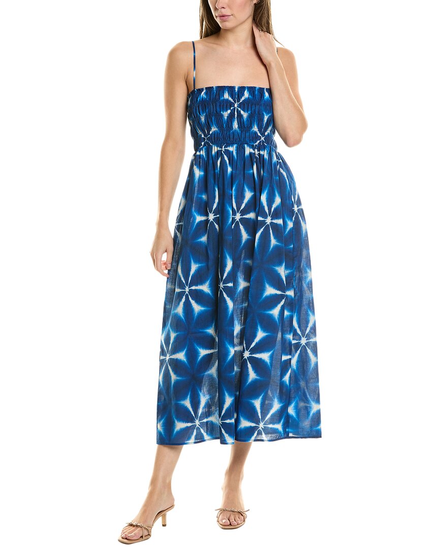 Electric & Rose Electric Rose Camilla Midi Dress In Blue