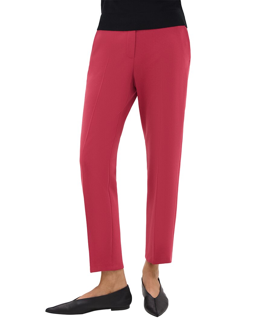 Theory Treeca Pull-on Trousers In Pink