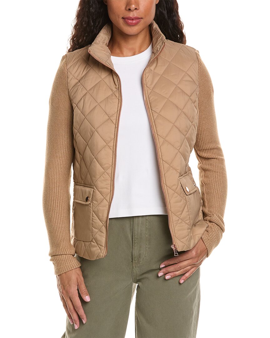 Jaclyn Smith Quilted Jacket In Brown